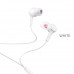 Гарнитура вакуумная HOCO M78 White AUX разъём, с МК, без рег.громкости, длина 1.2м.