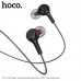 Гарнитура вакуумная HOCO M78 Black. AUX разъём, с МК, без рег.громкости, длина 1.2м.