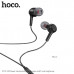Гарнитура вакуумная HOCO M78 Black. AUX разъём, с МК, без рег.громкости, длина 1.2м.