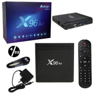 Приставка Smart TV BOX X96 Air 4G+32G BT+WiFi 2.4 Ghz Android 9.0