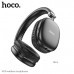 Гарнитура беспроводная полноразмерная Bluetooth HOCO W35 Black. Динамик: 40мм. BT V5.3.  Емкость аккумулятора: 400 мАч, заряжается около 2 часов. Время разговора/музыки: 40 часов; в режиме ожидания 200 часов. Поддержка карт памяти TF до 32Гб. Гнездо заряд