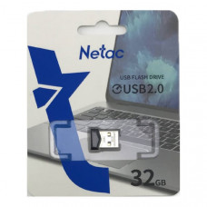 USB флеш-диск 32Gb Netac UM81 Ultra чёрный металл