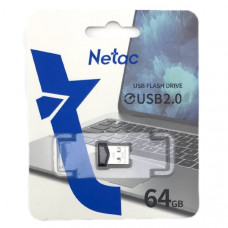 USB флеш-диск 64Gb Netac UM81 Ultra чёрный металл