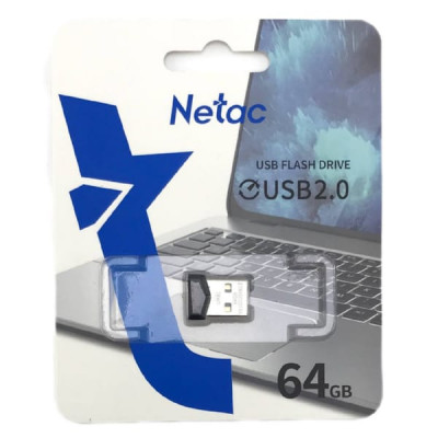 USB флеш-диск 64Gb Netac UM81 Ultra чёрный металл