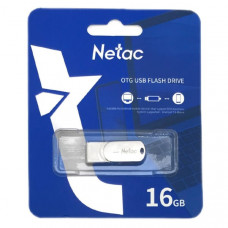USB 3.0 флэш-диск 16GB Netac U785C Dual серебро (USB 3.0/3.1 + Type C)