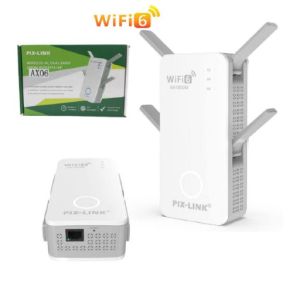 Wi-Fi роутер PIX-LINK LV-AX06 1800MpS white