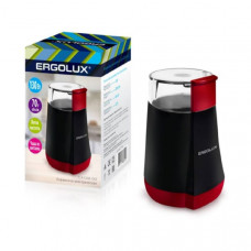 Кофемолка электрическая ERGOLUX ELX-CG02-С43 черно-красная 130 Вт, 220-240 В, объем 70гр