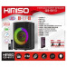 Активная напольная колонка KIMISO QS-6813  Размер динамика: 8 дюймов. RGB-подсветка. Bluetooth / USB / AUX / FM-радио / SD-карта / беспроводной микрофон и адаптер, пульт. Мощность 35Вт. Размеры: 260х290х385мм. Вес: 12,5кг.