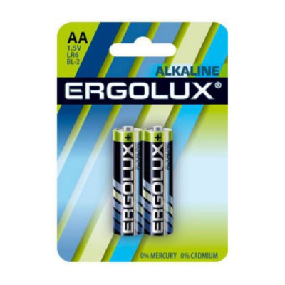Батарейка Ergolux LR06 Alkaline BL-2 (24/480)