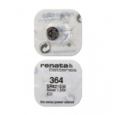 Батарейка RENATA R 364 (SR621SW) коробка/10шт (Швейцария)