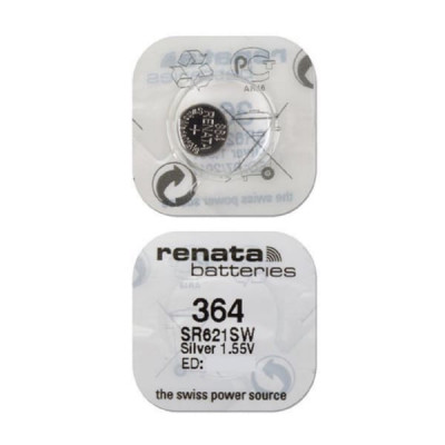 Батарейка RENATA R 364 (SR621SW) коробка/10шт (Швейцария)