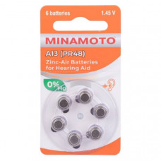 Батарейка MINAMOTO A13 (PR48) BL-6