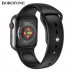Часы Smart Watch BOROFONE BD1 Black. Емкость аккумулятора: 200 мАч; время автономной работы: 2 дня с двойным Bluetooth, 5-7 дней, когда звонки отключены. Экран: TFT 1,69 дюйма; разрешение: 240х280; IP67 водонепроницаемый. Память: ОЗУ 64 МБ + ПЗУ 256 КБ Bl