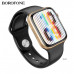 Часы Smart Watch BOROFONE BD1 Black. Емкость аккумулятора: 200 мАч; время автономной работы: 2 дня с двойным Bluetooth, 5-7 дней, когда звонки отключены. Экран: TFT 1,69 дюйма; разрешение: 240х280; IP67 водонепроницаемый. Память: ОЗУ 64 МБ + ПЗУ 256 КБ Bl