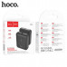 Внешний аккумулятор 5000 mAh HOCO J96 (Black) Вход: Type-C - 5В/2А. Выход: USB-A - 5В/2А. cветодиодный индикатор.