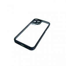 Чехол прозрачный Camera Protection iP 12 Pro Max (защита линз камер) Black