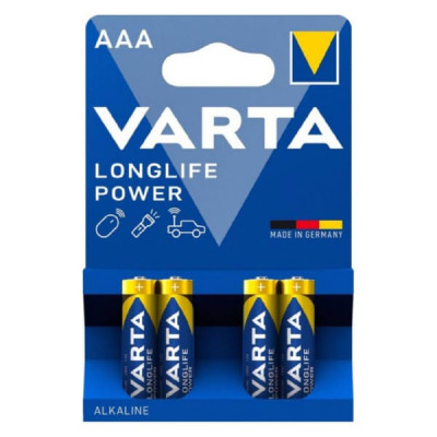 Батарейка VARTA LR03 LONGLIFE POWER (HIGH ENERGY) (4903) BL-4