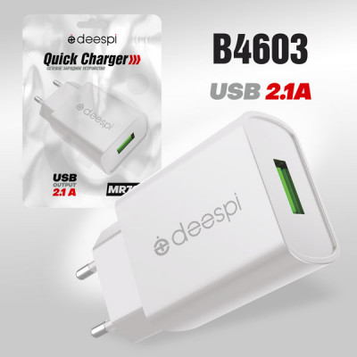 СЗУ-USB DEESPI DS-MR79  5V/2.1A White