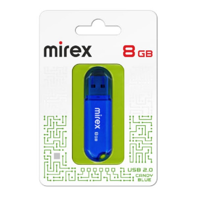 USB флеш-диск 8Gb MIREX Candy Blue (ecopack)