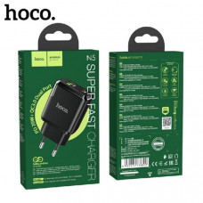 СЗУ-USB-USB-C HOCO N5 3.0A PD18W+QC3.0, Black