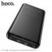 Внешний аккумулятор 10000 mAh HOCO J100 Black  (стандарт ССС-без ограничений на авиа в Китае) Вход: Type-C / Micro: 5V / 2A Дисплей: светодиодный индикатор