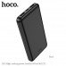 Внешний аккумулятор 10000 mAh HOCO J100 Black  (стандарт ССС-без ограничений на авиа в Китае) Вход: Type-C / Micro: 5V / 2A Дисплей: светодиодный индикатор