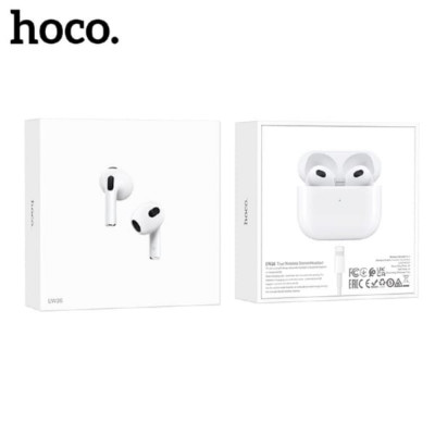 Гарнитура вкладыши Bluetooth Hoco EW26 White