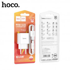 СЗУ-USB Micro HOCO C106A 1м, 10.5W, White