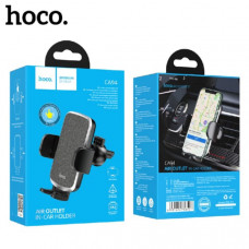 Держатель мобильного телефона на дефлектор HOCO CA94 Black. Подходит для мобильных телефонов 4,5-6,7 дюймов (диапазон зажима: 55-95 мм). Крепление: воздуховод. Материал: АБС. Технология обработки поверхности: текстурирование + оклейка. Размер: 110х70х105 
