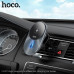 Держатель с беспроводной зарядкой на дефлектор HOCO CA91 Magic Gray. Специально спроектирован для iPhone 12 серии. Выход: 5W/7.5W/10W/15W, MgS беспроводной выход: 7.5W, необходимо использовать PD автомобильное зарядное устройство.