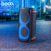 Активная напольная колонка HOCO BS53 Manhattan. Аккумулятор 3600mAh, 4 часа работы, поддержка BT/FM/TF/USB/AUX режимов воспроизведения, с двумя беспроводными микрофонами. Динамик: 2x8-дюймовых полночастотных динамика. Мощность: 2x20W. Различные режимы под