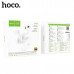 Гарнитура вкладыши Bluetooth Hoco EW30 White. Bluetooth 5.1. Аккумулятор кейса 350mAh. Аккумулятор наушников 30mAh. Время работы 4ч. Режим ожидания 200ч.