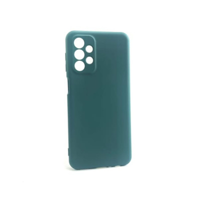 Чехол силиконовый Samsung A23 Soft Touch, цвет Dark Green