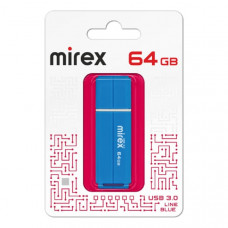 USB 3.0 флэш-диск 64Gb MIREX Line Blue (ecopack)