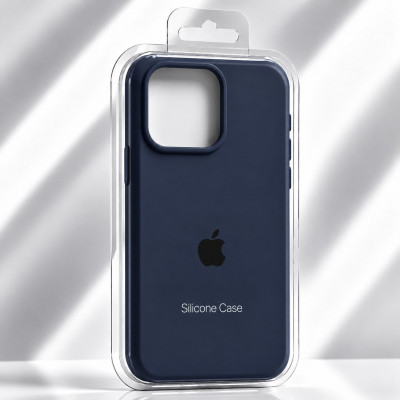 Чехол iP 14 Pro Silicone Case (8 Midnight Blue)