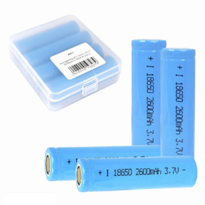Аккумулятор 18650 (3,7V, 2600 mAh) LTP-14 box-4 (36.7g)(промышл)