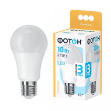 Лампа светодиодная ФОТОН LED A60 10W E27 3000K
