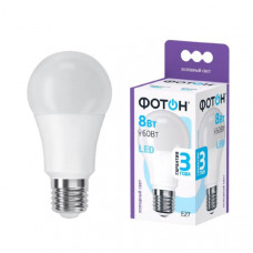 Лампа светодиодная ФОТОН LED A60  8W E27 6500K
