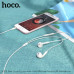 Наушники вкладыши HOCO M101 Max Crystal White