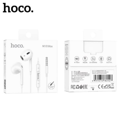 Наушники вкладыши HOCO M101 Max Crystal White