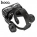 Очки виртуальной реальности VR-BOX HOCO DGA10 Black Совместимость: смартфоны 4.7-6 дюймов Встроенные наушники, съемные Асферические линзы 40 мм Регулировка фокуса линз Настройка межзрачкового расстояния на 60-72 мм Угол обзора: 120 Снизу корпуса находится