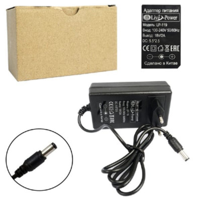 Блок питания Live-Power LP119 18V/2A (5,5х2,5)