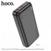 Внешний аккумулятор 20000 mAh HOCO J101A PD20W+QC3.0 Black  (стандарт ССС-без ограничений на авиа в Китае)