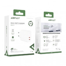 СЗУ-2USB-C ACEFAST A9 PD40W, White