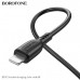 Кабель Lightning BOROFONE BX91 1м, 2.4A, ПВХ, Black
