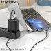 Кабель Lightning BOROFONE BX84 1м, 2,4A, ПВХ, Black
