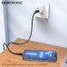 Кабель Lightning BOROFONE BX86 1м, 2.4A, силикон, Black