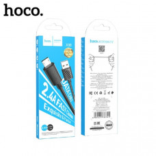 Кабель Micro USB HOCO X88 1м, 2.4, ПВХ, Black