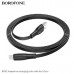 Кабель Micro USB BOROFONE BX85 1м, 2.4A, ПВХ, Black