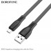 Кабель Micro USB BOROFONE BX85 1м, 2.4A, ПВХ, Black